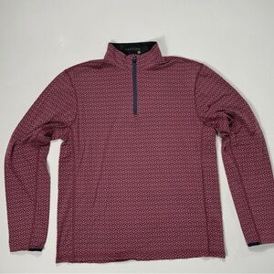 Greyson Burgundy Zip Up Sweater